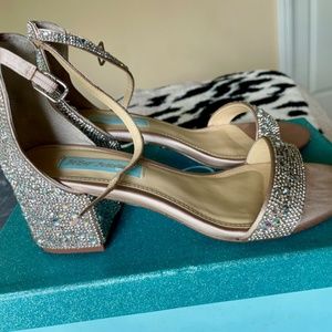 Betsey Johnson Rhinestone Shoes